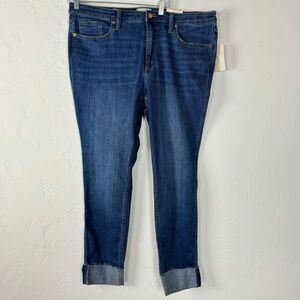 Target Universal Thread Jeans High Rise Skinny Denim Medium Wash Blue Solid Knit